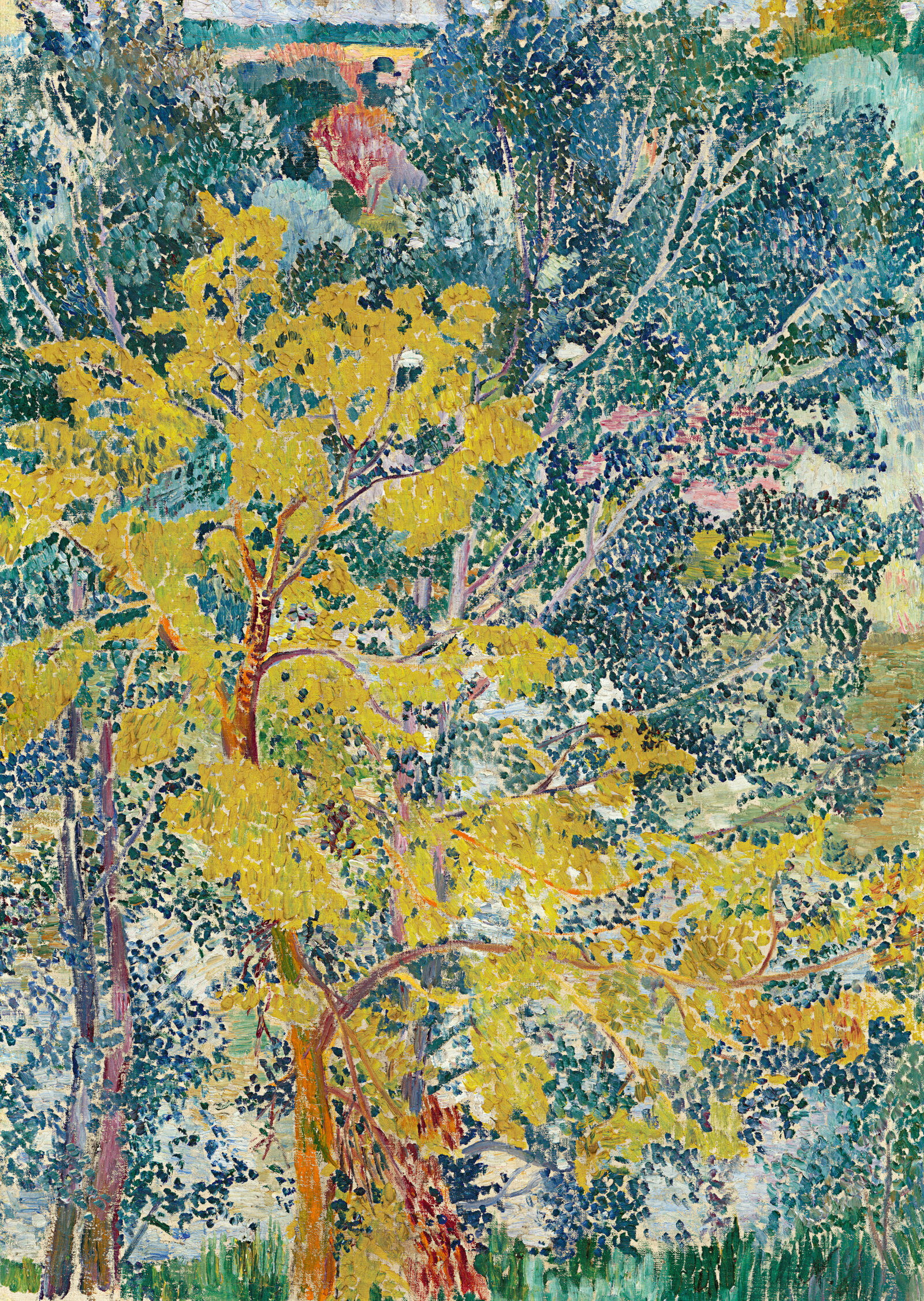 Natalia Goncharova: Landscape (Pointillated), 1907–08, State Tretyakov Gallery, Moscow