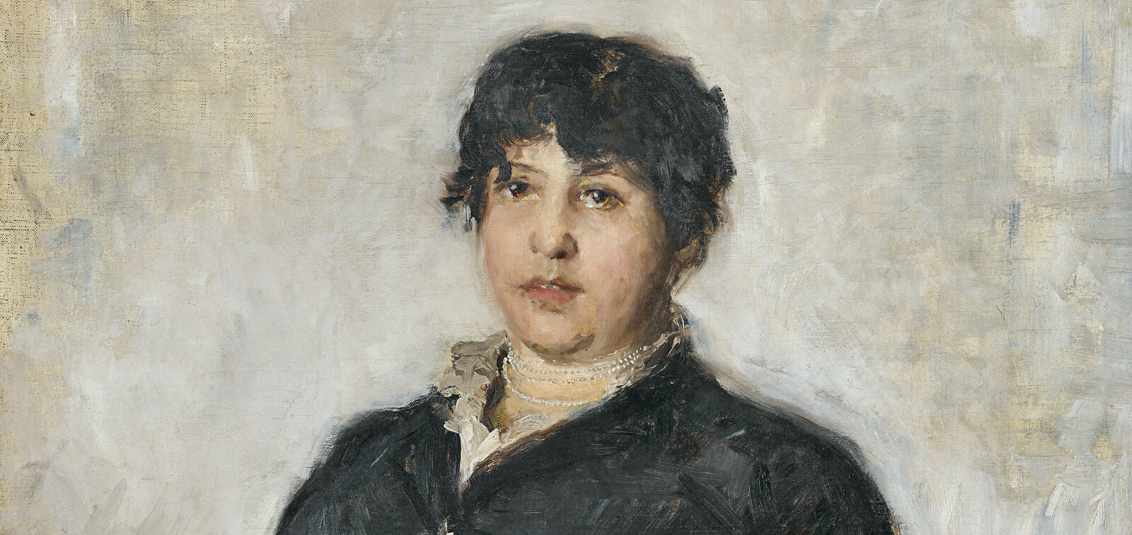 Konstantin Korovin: Portrait of the Opera Singer Tatiana Spiridonovna Liubatovich, 1889, State Tretyakov Gallery, Moscow