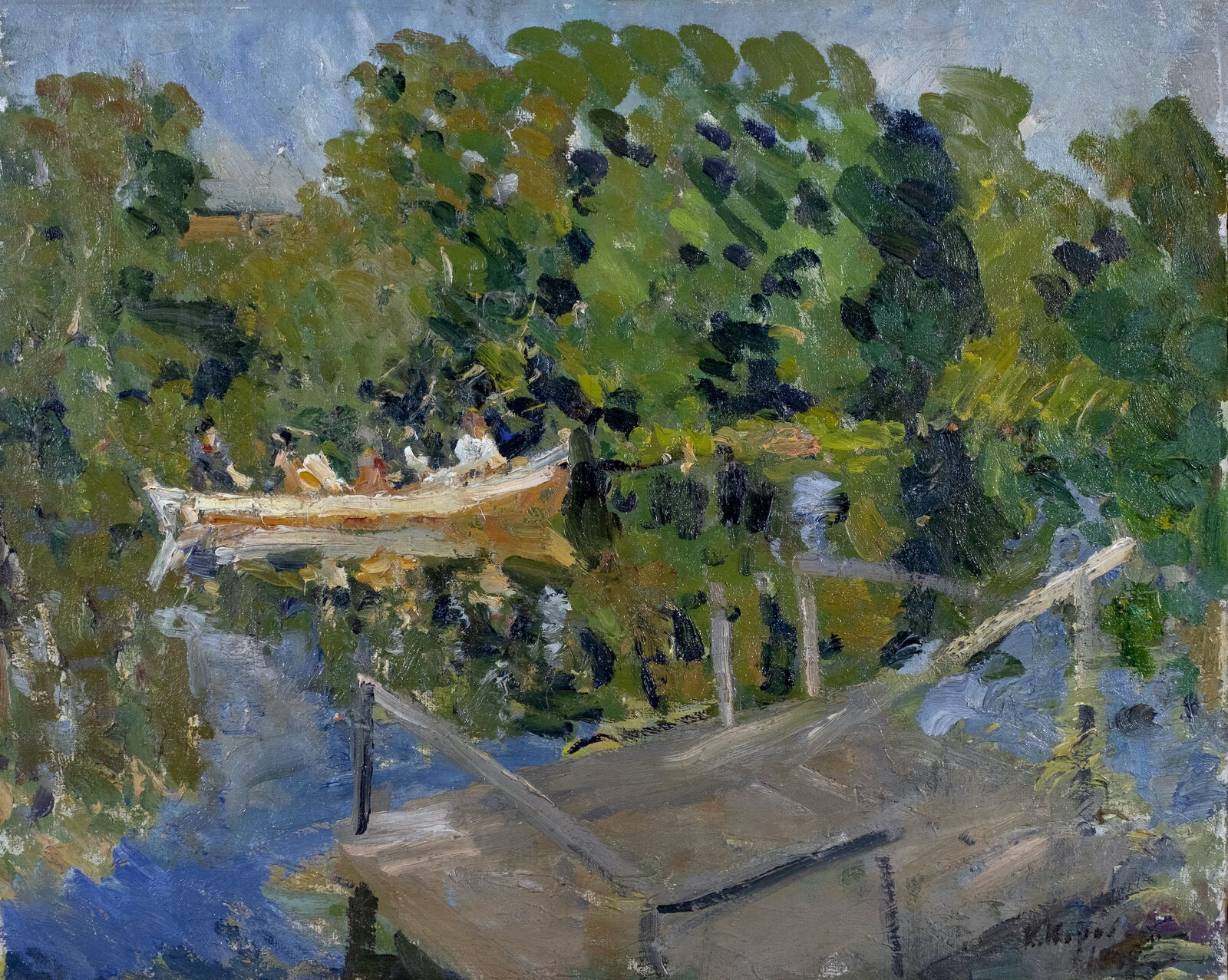 Konstantin Korovin: Pond: Study, 1907, State Museum of Fine Arts of the Republic of Tatarstan, Kazan