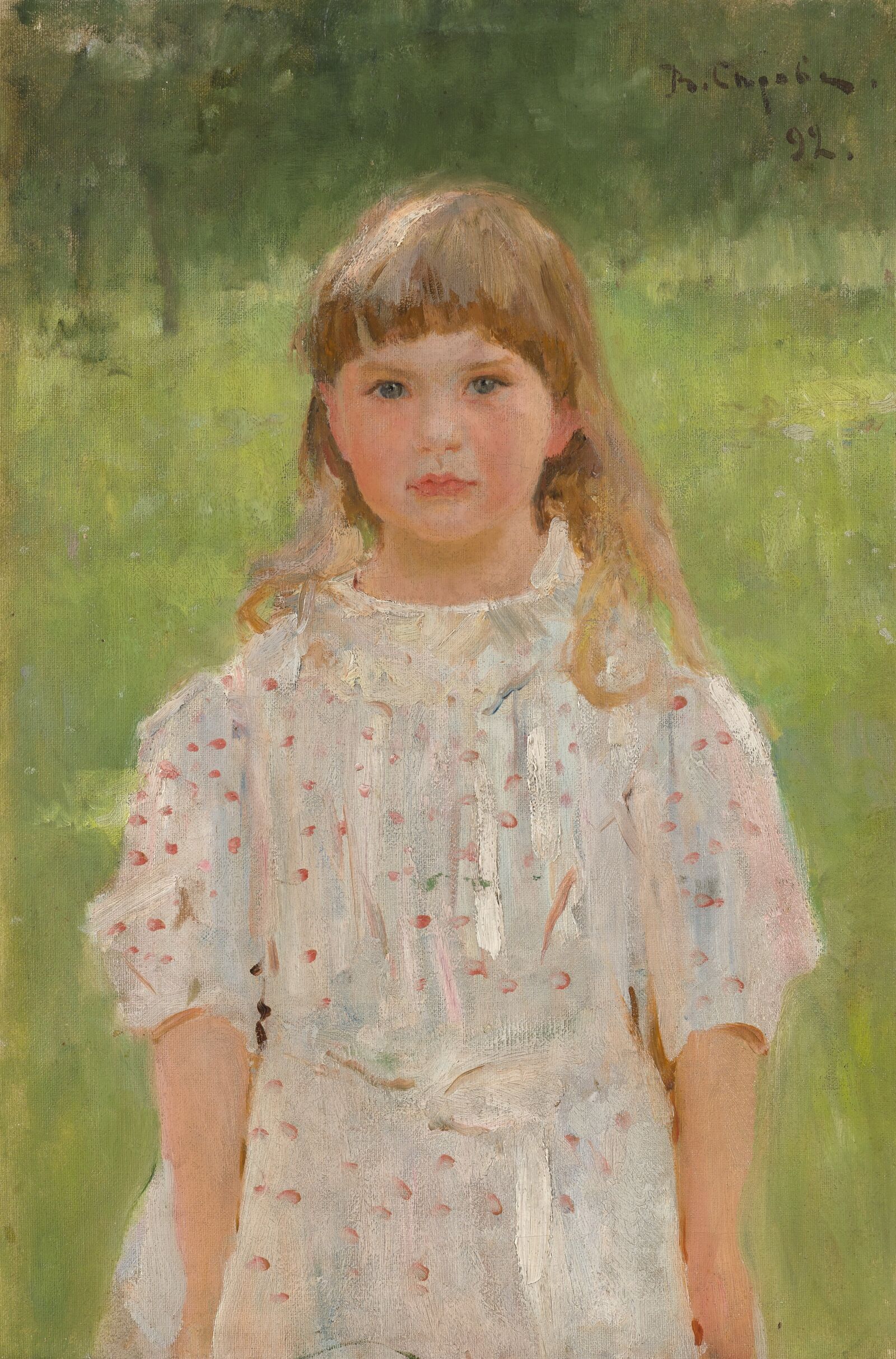 Valentin Serov: Lelia Derviz, 1892, State Tretyakov Gallery, Moscow