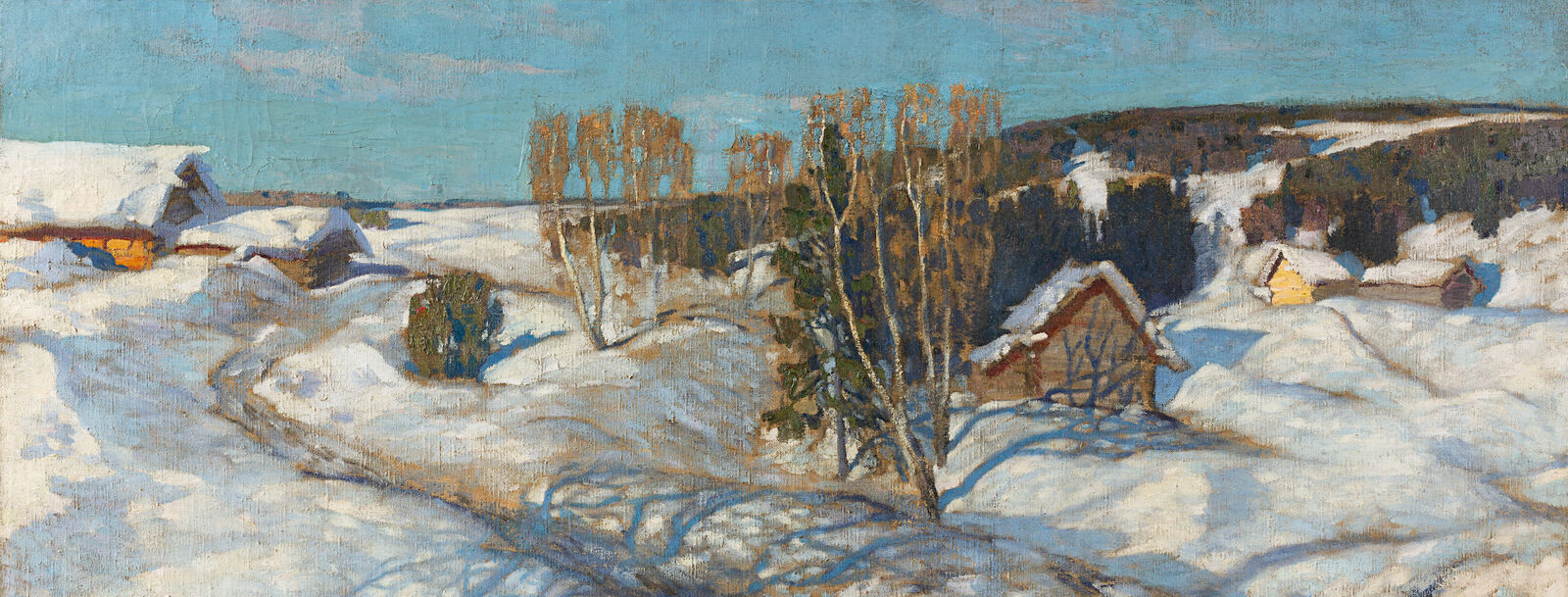 Stanislav Zhukovsky: Blue Snow: Spring, 1899, State Tretyakov Gallery, Moscow