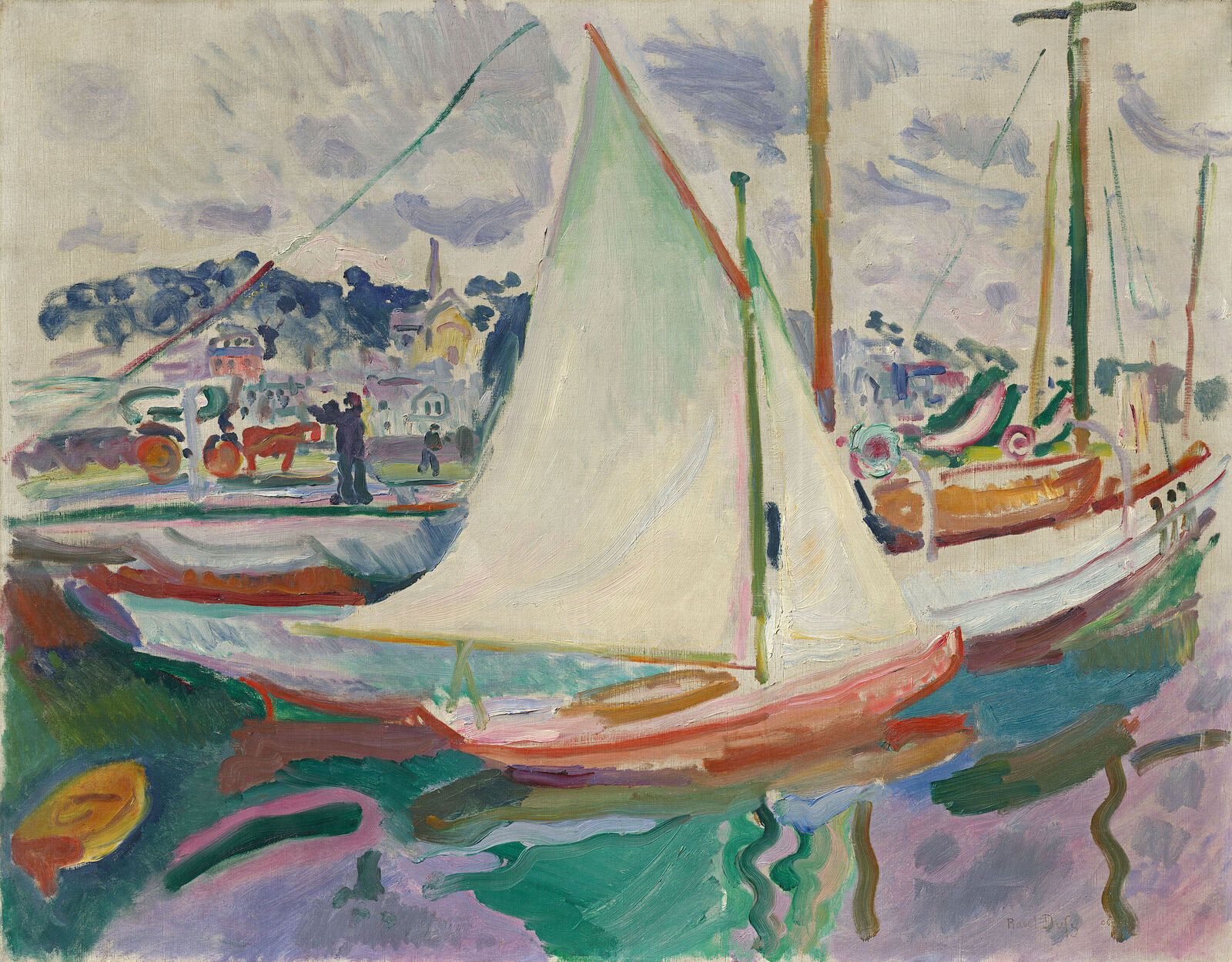 Raoul Dufy:  The White Sail,  1906