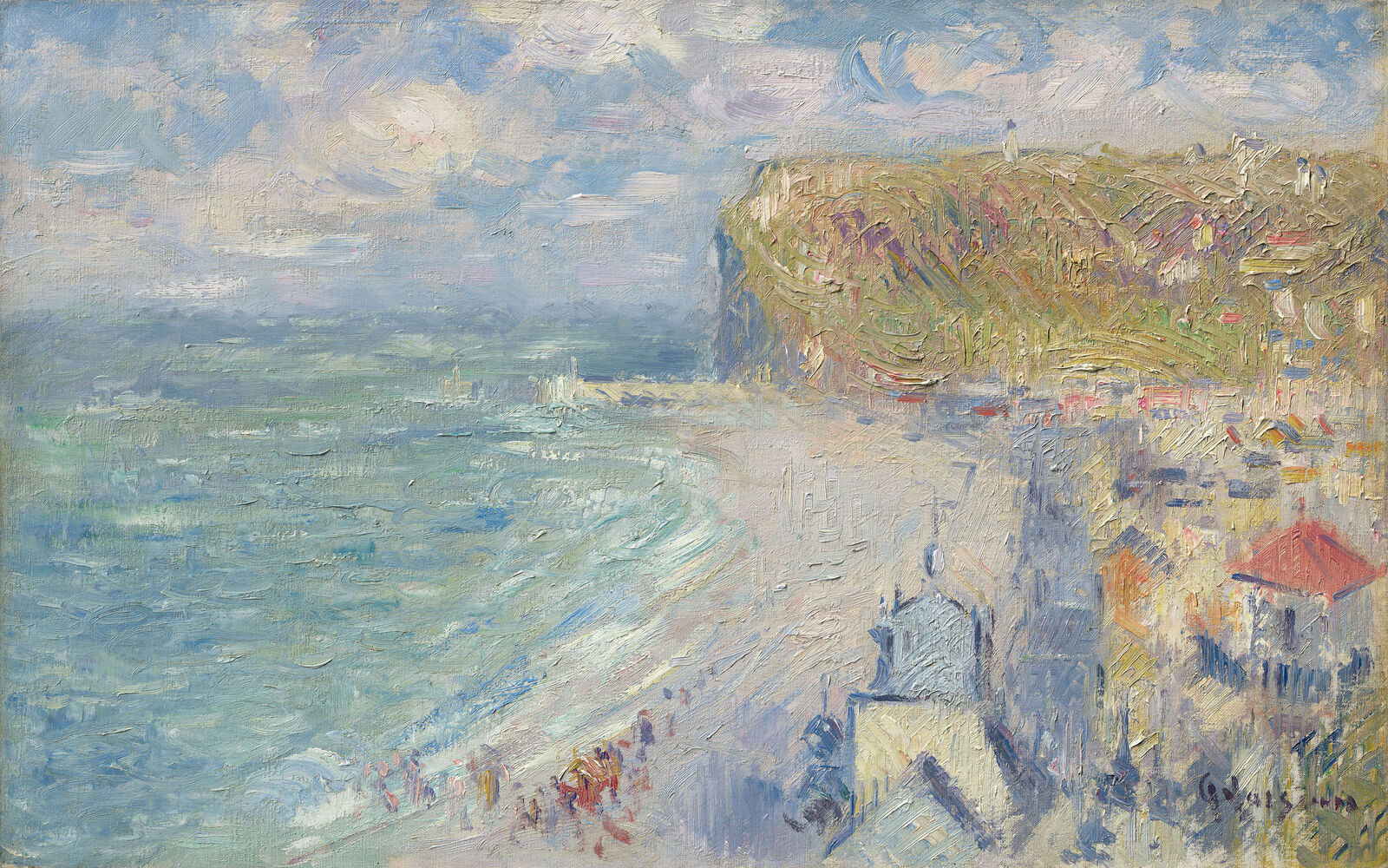 Gustave Loiseau:  The Beach at Fécamp,  ca. 1910