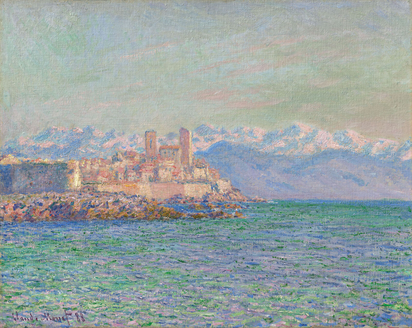 Claude Monet:  The Fort of Antibes,  1888