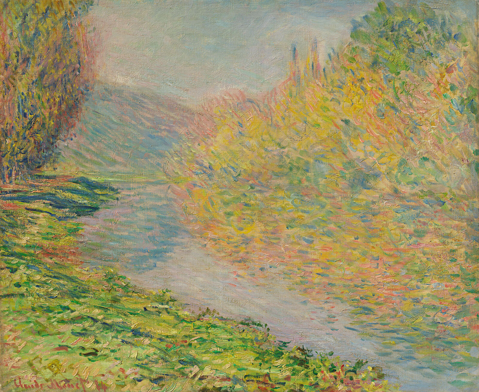 Claude Monet:  Autumn at Jeufosse,  1884