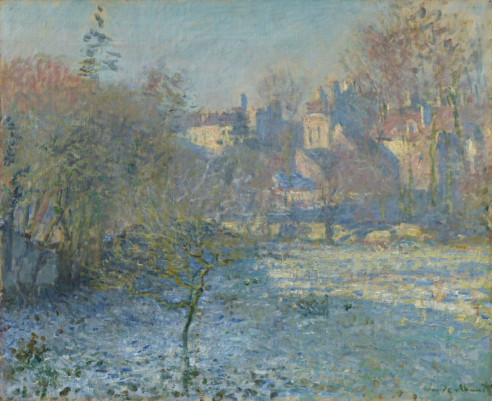 Claude Monet:  Frost,  1875