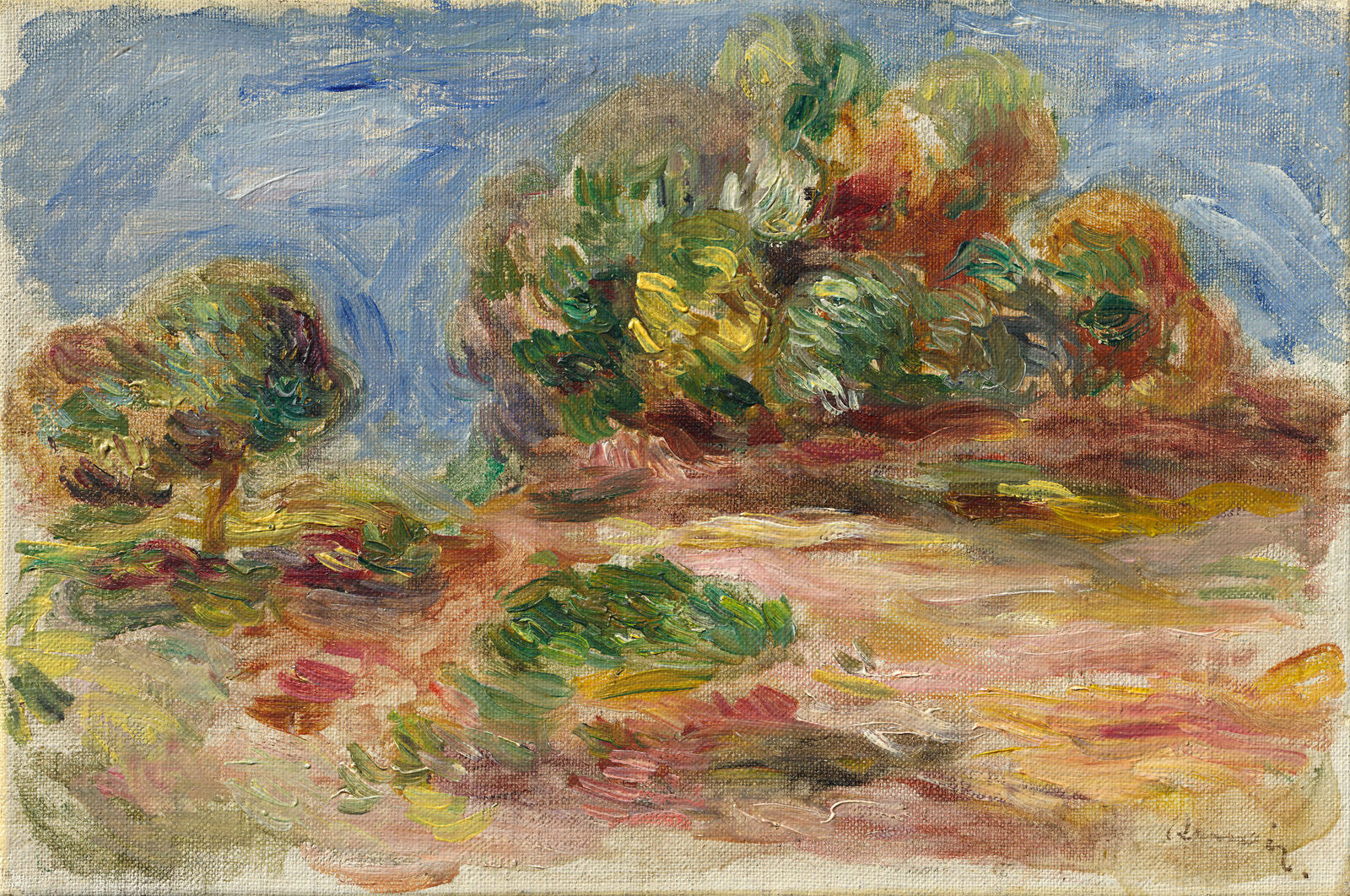 Pierre-Auguste Renoir:  Landscape of Cagnes,  ca. 1900