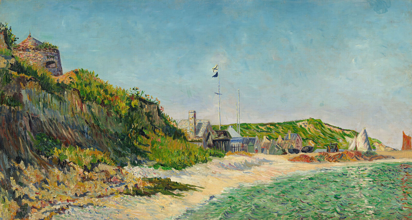 Paul Signac: Port-en-Bessin, 1883