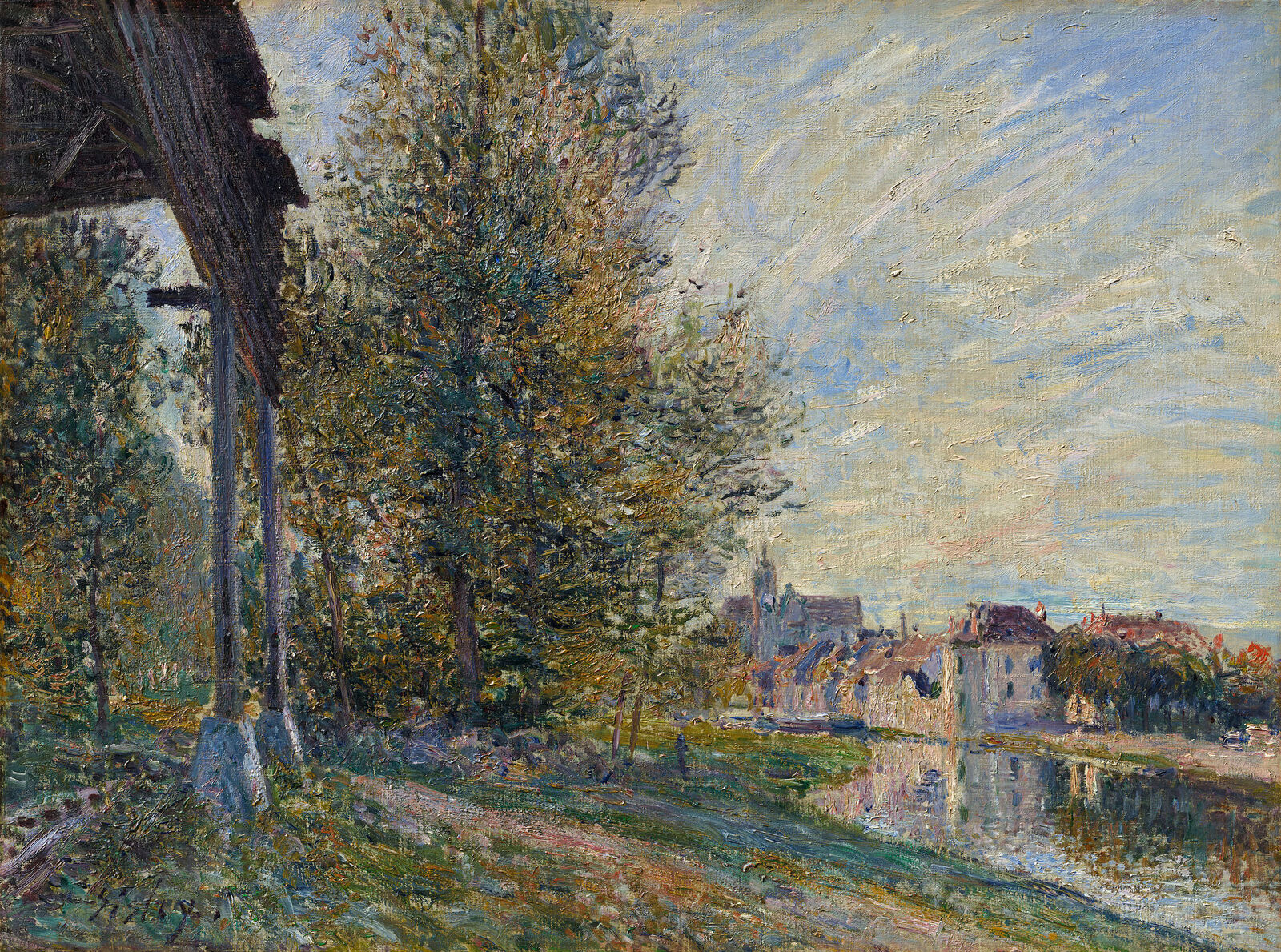 Alfred Sisley:  Near Moret-sur-Loing,  1881