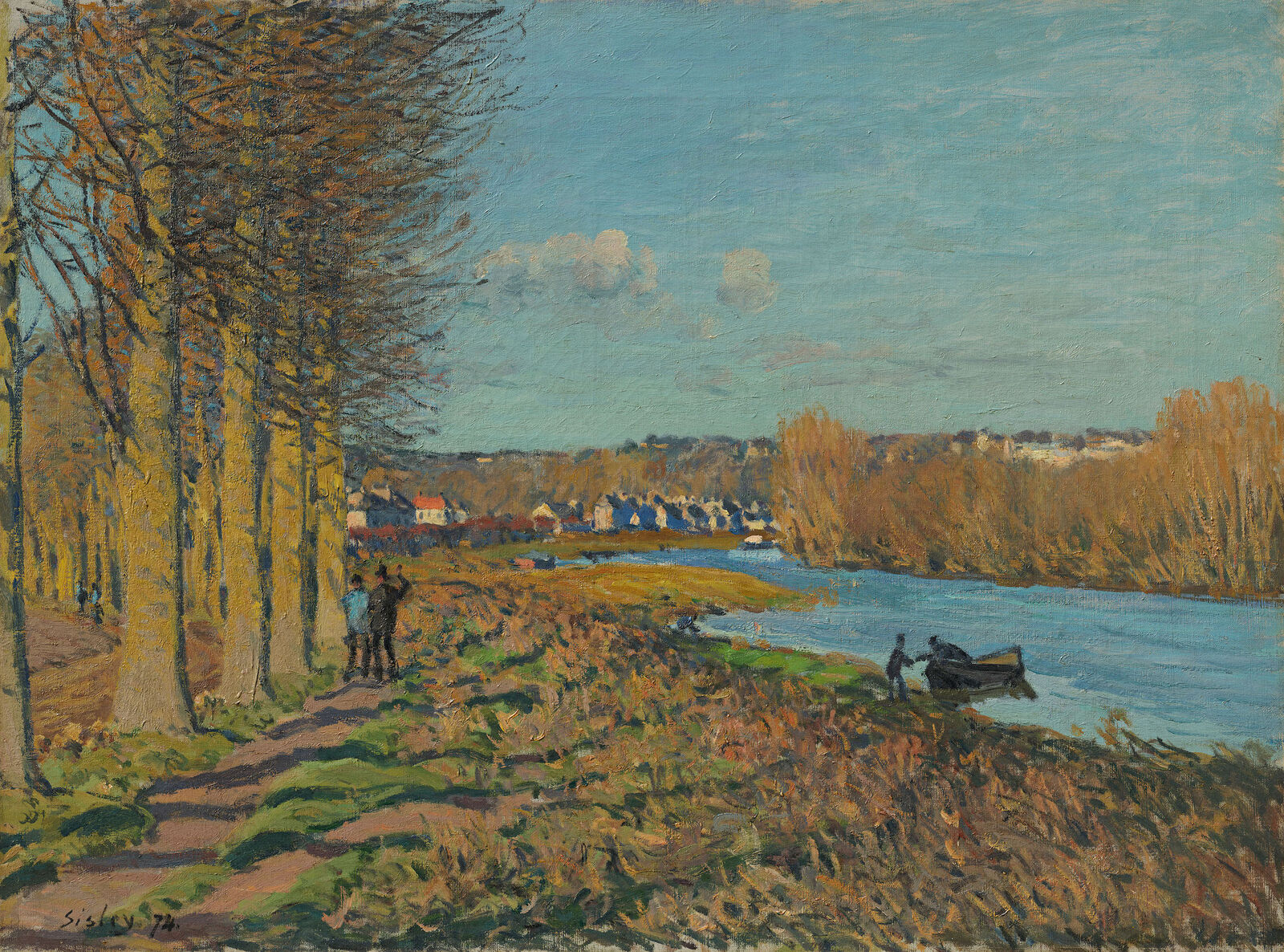 Alfred Sisley:  Winter Morning,  1874