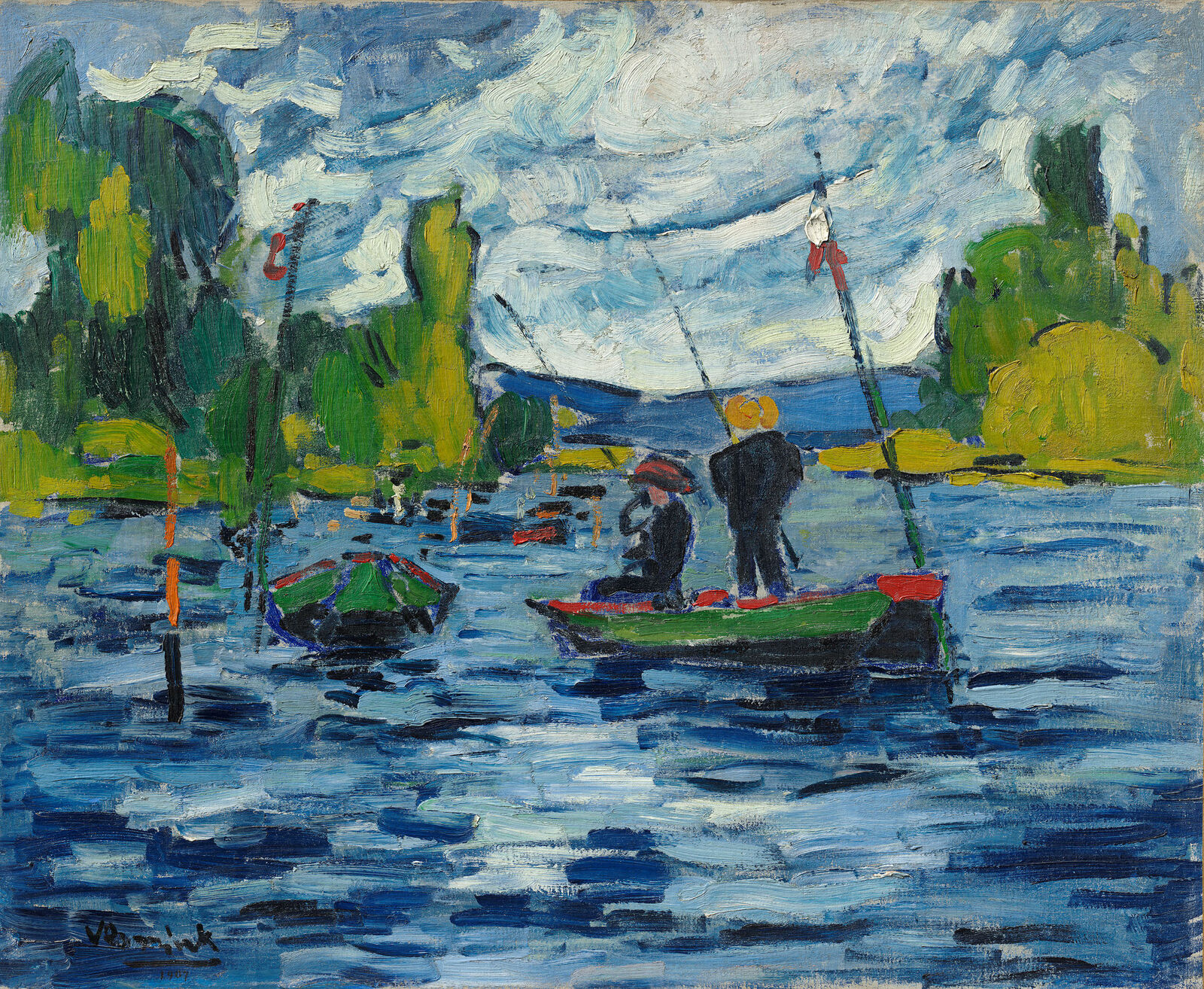 Maurice de Vlaminck: Die Angler, 1907