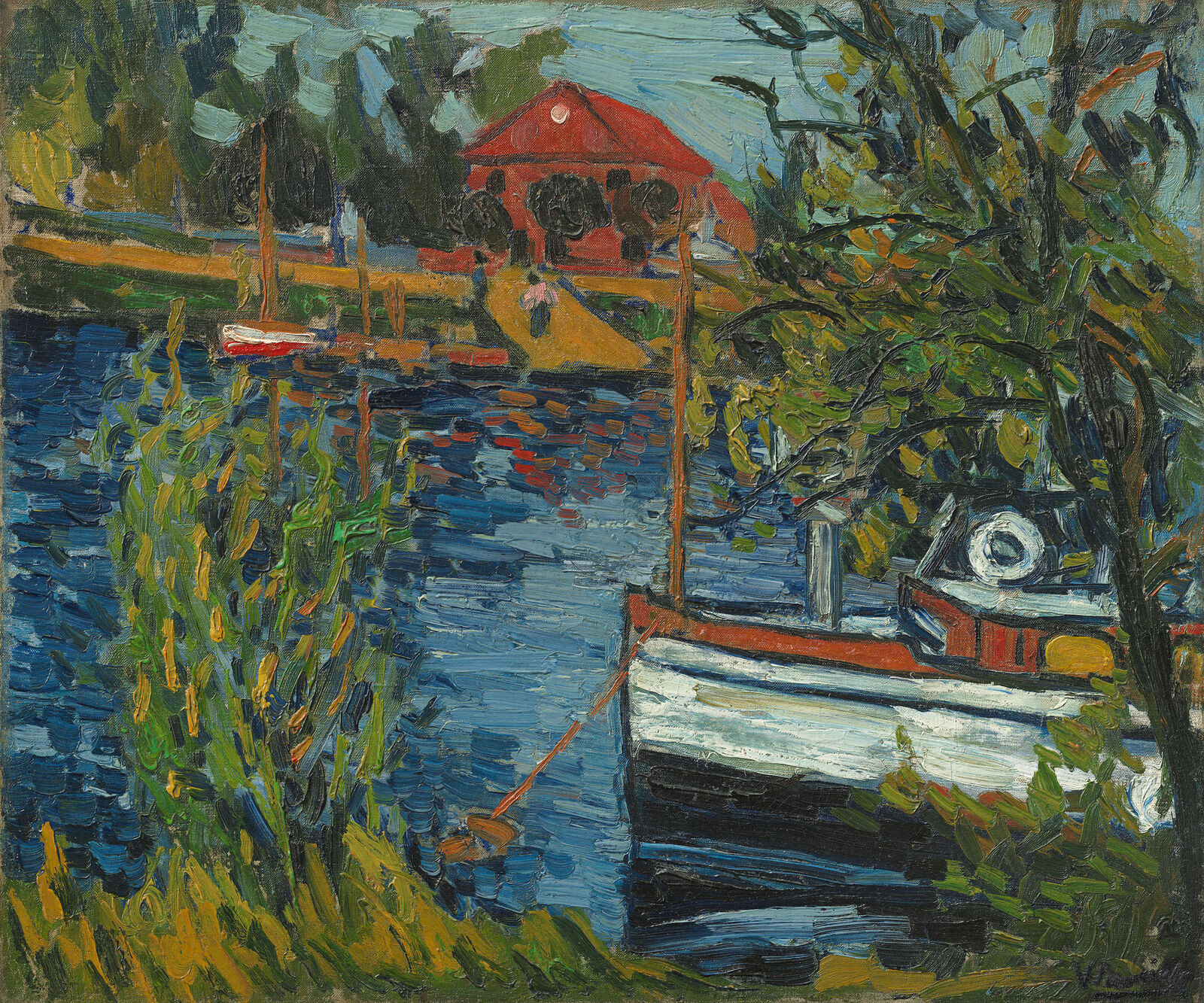 Maurice de Vlaminck: Rueil, das Bootshaus, 1906