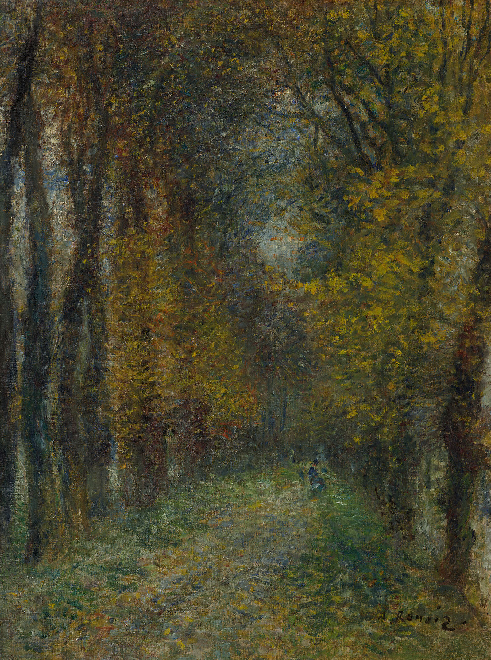  Pierre-Auguste Renoir:  Verschattete Allee,  1872 
