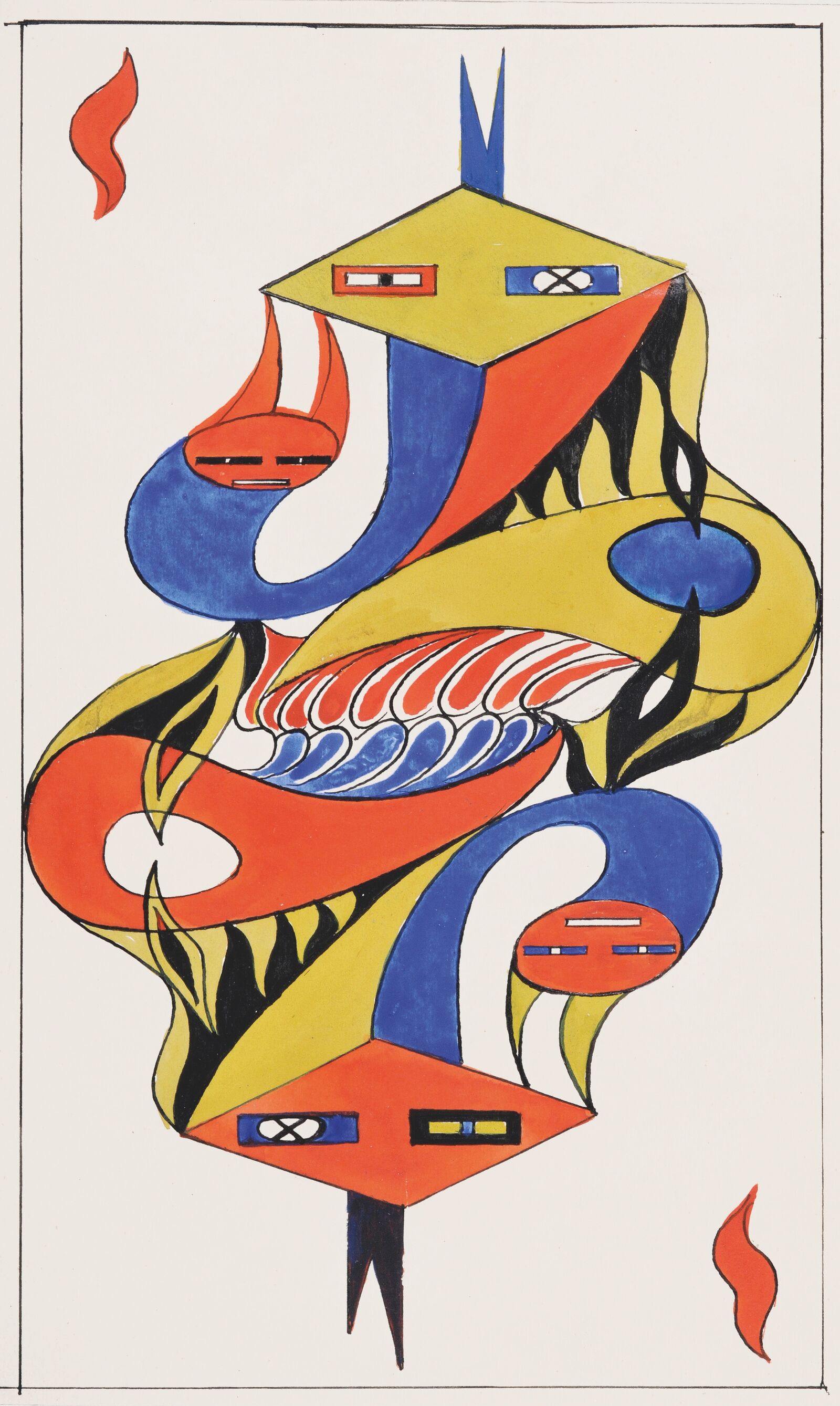 Die Surrealisten waren fasziniert von der symbolistischen Lyrik des 19. Jahrhunderts. Die Wahl von Charles Baudelaire als „Genius der Liebe“ war vermutlich von den Schriften André Bretons beeinflusst. In seinem Manifest des Surrealismus (1924) hatte er den französischen Dichter als einen Vorläufer surrealistischer Literatur gefeiert. 