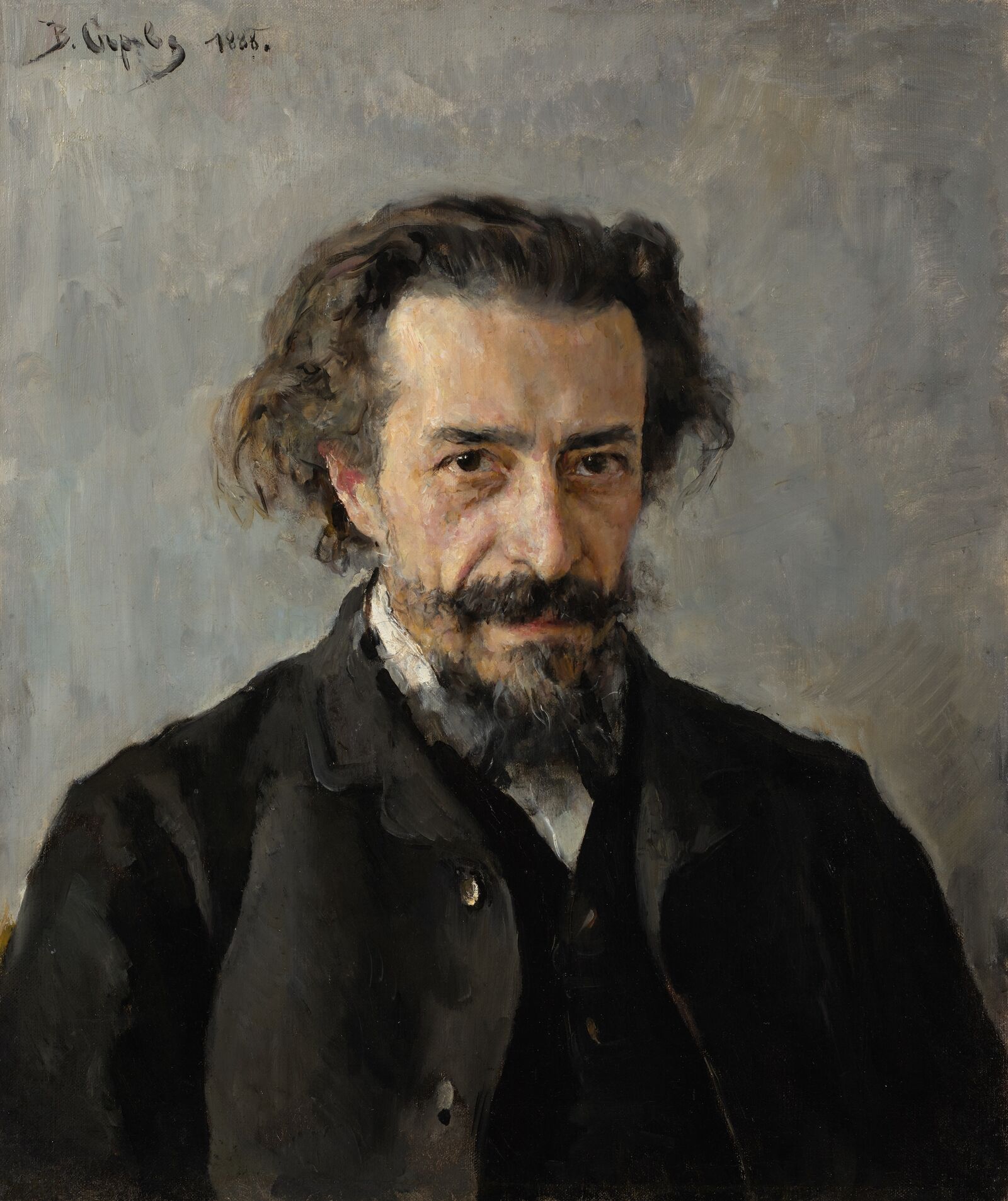 Valentin Serov: Portrait of the Composer Pavel Ivanovich Blaramberg, 1888, State Tretyakov Gallery, Moscow