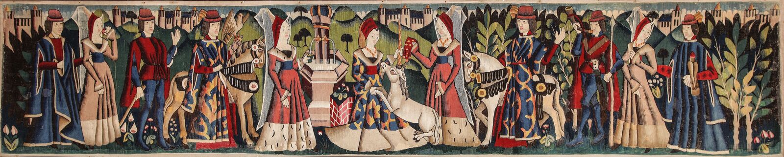 A noble lady with a white unicorn: the tapestry from Brandenburg an der Havel may have been made for a young woman entering a convent.