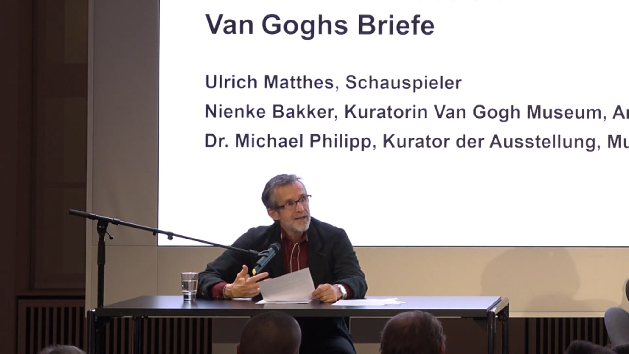 Ulrich Matthes Reads Mediathek Museum Barberini Ulrich Matthes Reads Mediathek Museum Barberini