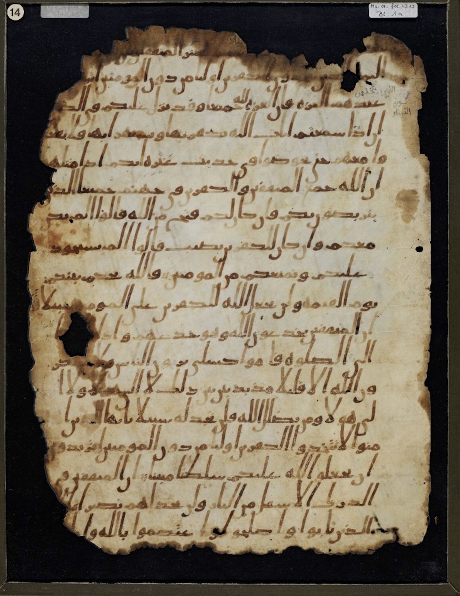 Koranhandschrift, Berlin, Staatsbibliothek: ms.or.fol. 4313