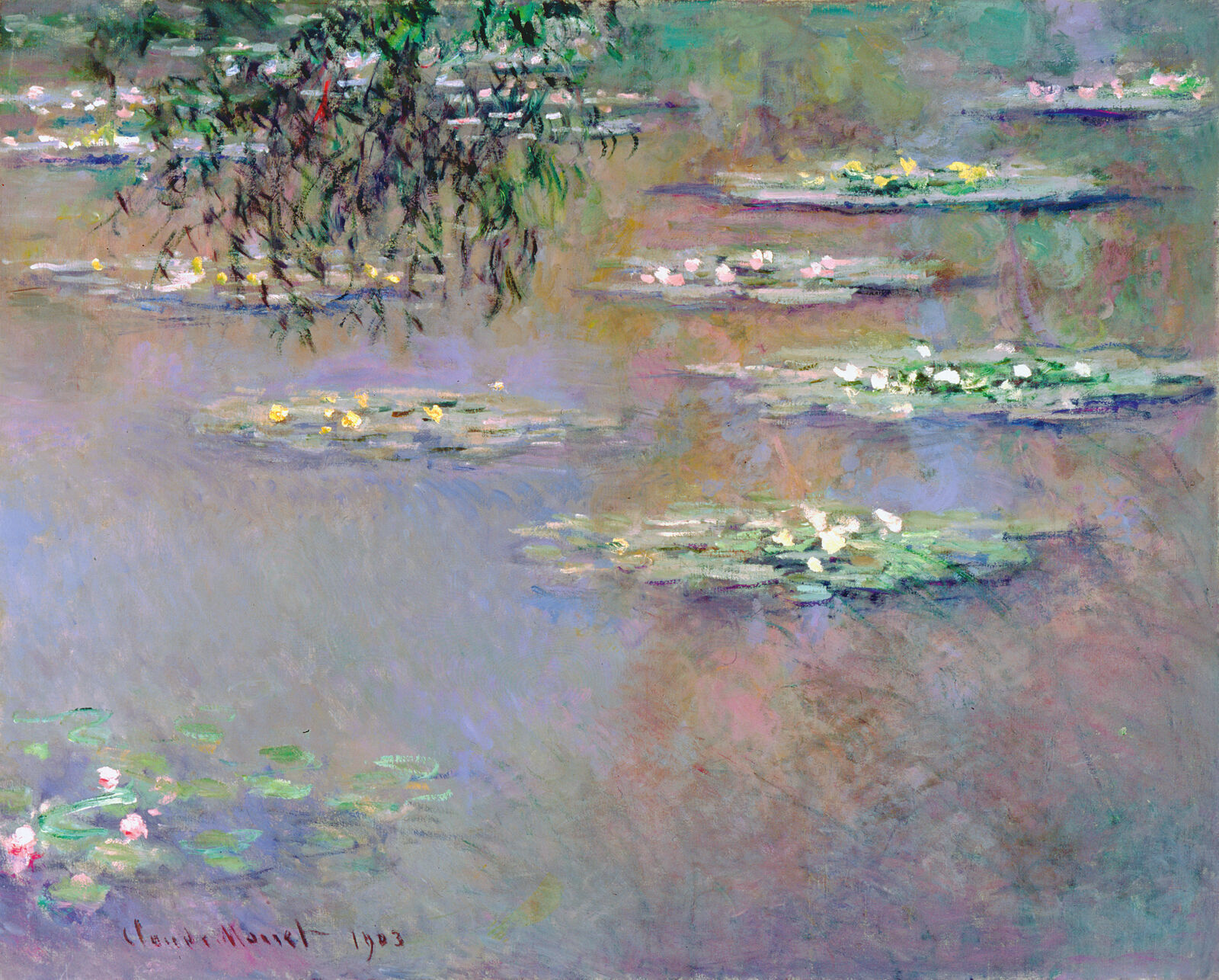 Water-Lilies,  1903, The Dayton Art Institute, Dayton, Ohio, Gift of Mr. Joseph Rubin